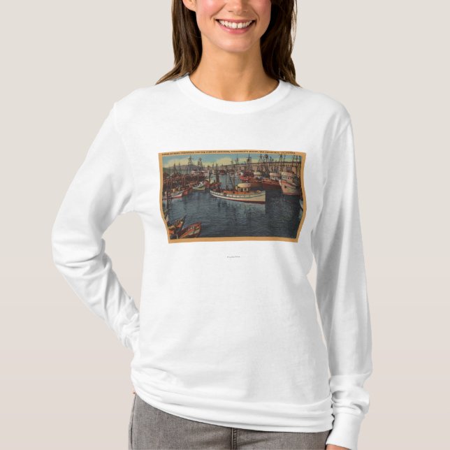 Camiseta San Francisco, Bolsa-Seiners de CA no pescador (Frente)