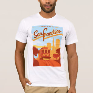 Camiseta San Francisco, CA - a cidade pela baía