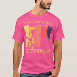 Camiseta San Francisco Ca - Design de Montanha em Descanso