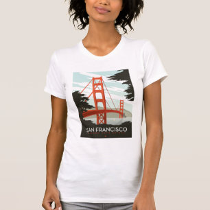 Camiseta San Francisco, CA - Ponte Ouro Gate