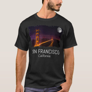 Camiseta San Francisco California Bay area Ouro Gate Brid