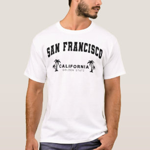 Camiseta San Francisco, Califórnia, Estado Ouro