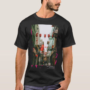 Camiseta San Francisco Chinatown Streetwear Tendência Estét