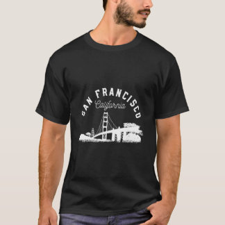 Camiseta San Francisco Gold Gate Bridge