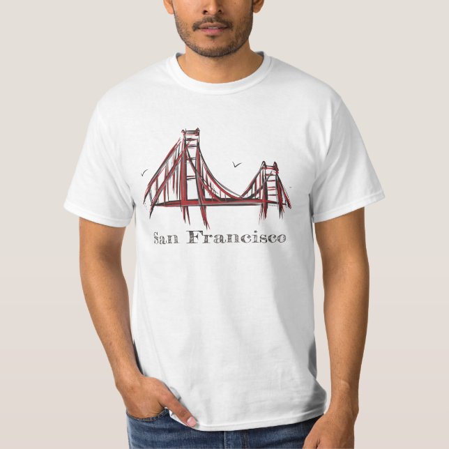 Camiseta San Francisco golden gate bridge (Frente)