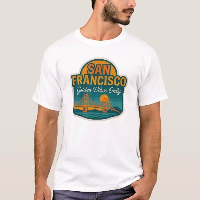 Camiseta San Francisco Golden Vibes Only (Frente)