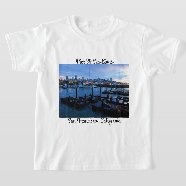 Camiseta San Francisco Pier 39 Sea Lions #7 T-shirt (Postura )