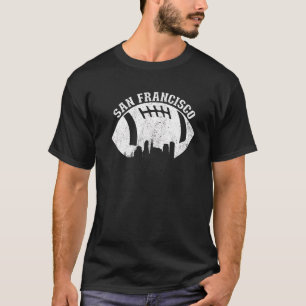 Camiseta San Francisco Skyline Futebol Fan San Francisco F