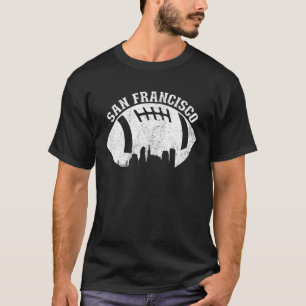Camiseta San Francisco Skyline Futebol Fan San Francisco F