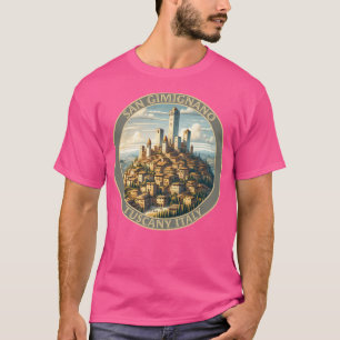 Camiseta San Gimignano Toscana Itália