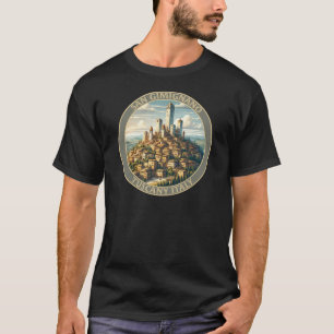 Camiseta San Gimignano Toscana Itália