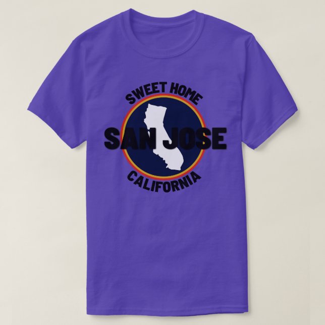 Camiseta San Jose California 10 (Frente do Design)