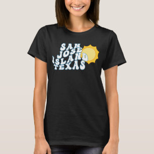 Camiseta San Jose Island Texas TX Sunrise Souvenir
