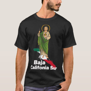 Camiseta San Judas Tadeo com Baja California Sur Mexico Pu