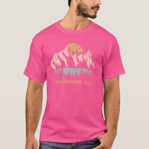 Camiseta San Lorenzo California Mountain Sunset Sunrise CA