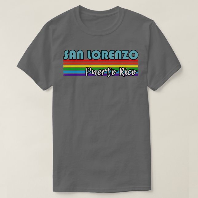 Camiseta San Lorenzo Porto Rico Orde San Lorenzo Gi LGBT (Frente do Design)