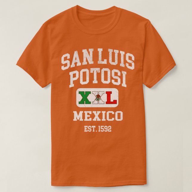 Camiseta San Luis Potosi México XXL design atlético 1 (Frente do Design)