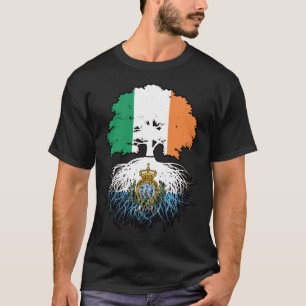 Camiseta San Marino San Marinese Irlanda irlandesa Raízes d
