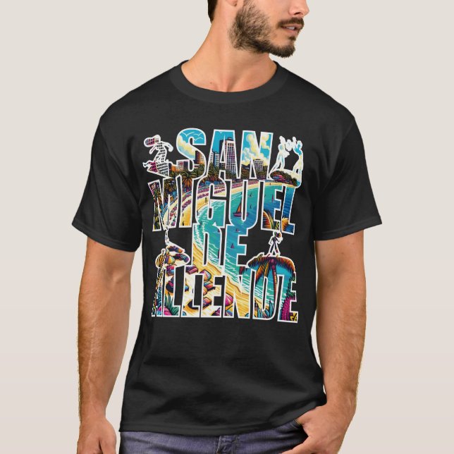 Camiseta San Miguel de Allende Beach Holiday Matching Famil (Frente)