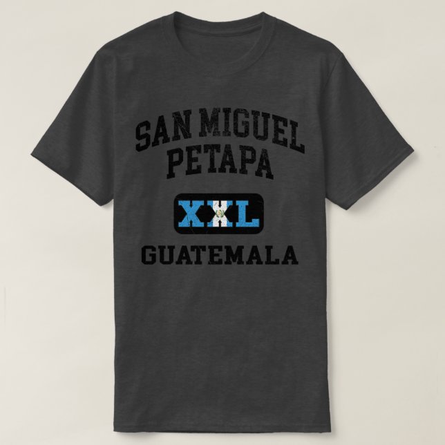 Camiseta San Miguel PGuatemala XXL Athletic (Frente do Design)