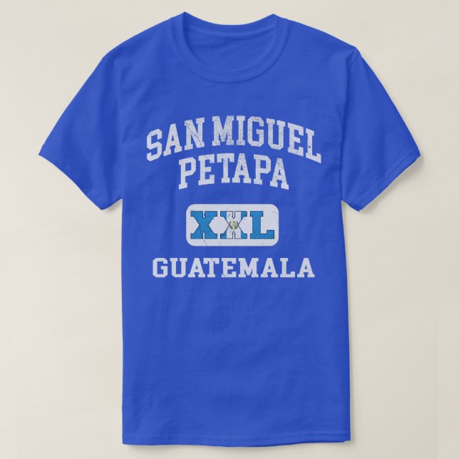Camiseta San Miguel PGuatemala XXL Athletic (Frente do Design)