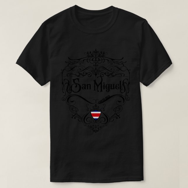 Camiseta San Miguel Vintage design 2 (Frente do Design)