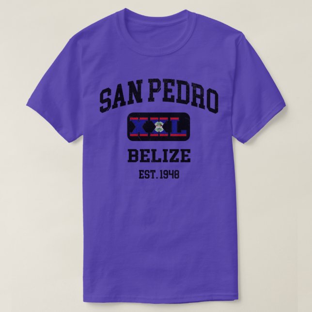 Camiseta San Pedro Belize XXL design Athletic (Frente do Design)