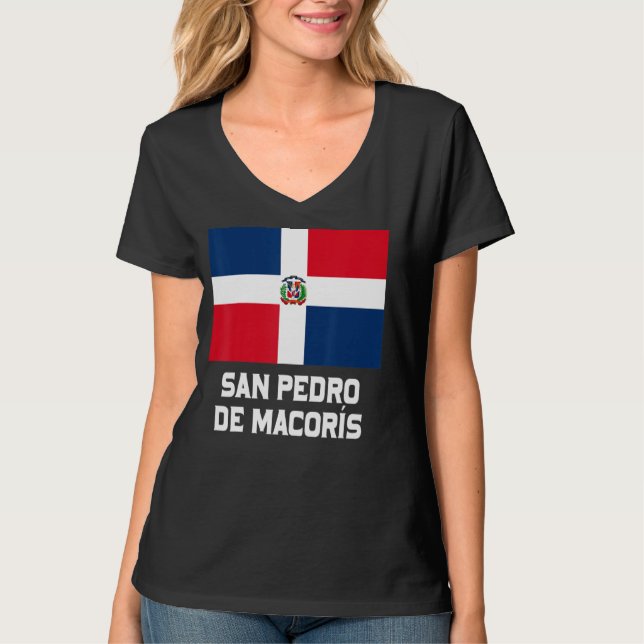 Camiseta San Pedro De Macorís República Dominicana Emblem E (Frente)