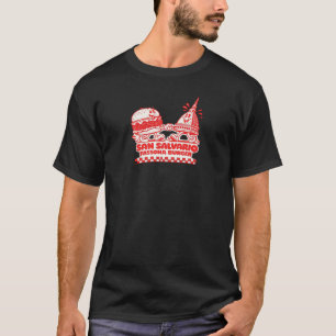 Camiseta San Salvario Fassona Burger - Desenho Animado Retr