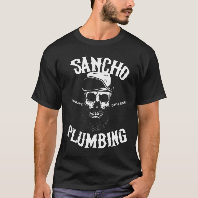 Camiseta Sancho Lay Pipe Day And Night Plumbull (Frente)