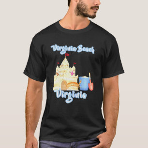 Camiseta Sand Cas de Férias de Verão em Virgínia em Distânc