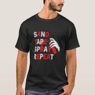 Camiseta Sand Tape Spray Repetir Automaticamente Carro Técn