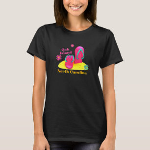 Camiseta Sandálias de férias de verão na Ilha Oak Nc