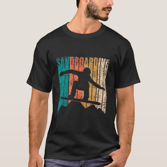Camiseta Sandboarding Sandboard Sandboarder Sand (Frente)