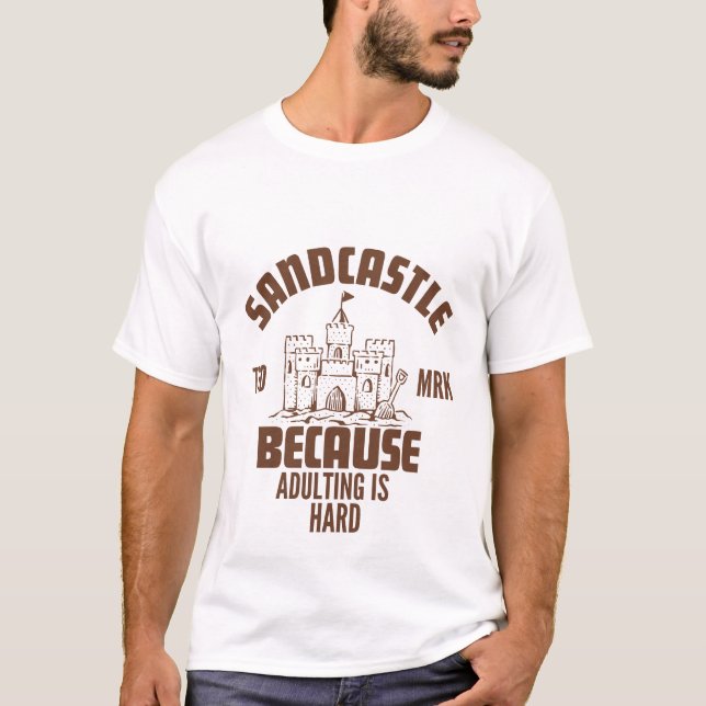Camiseta Sandcastle porque adulterar é duro (Frente)