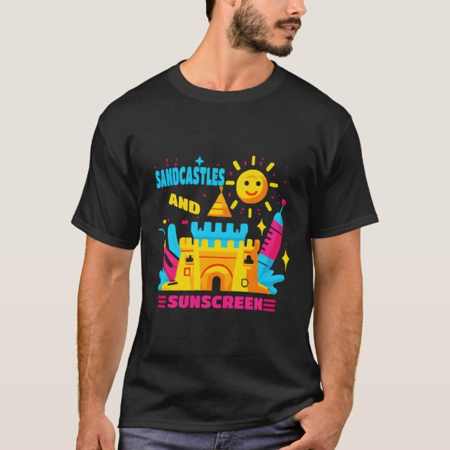 Camiseta Sandcasts E Protetores Solares (Frente)