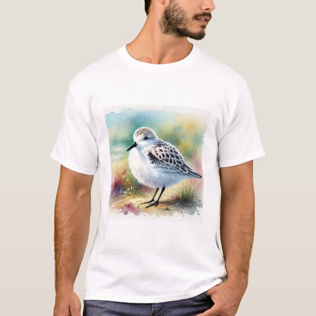 Camiseta Sanderling Bird 200924AREF115 - Watercolor (Frente)