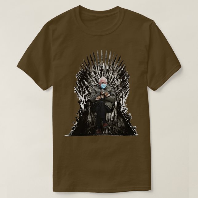 Camiseta Sanders Inauguration Mittens Meme (Frente do Design)