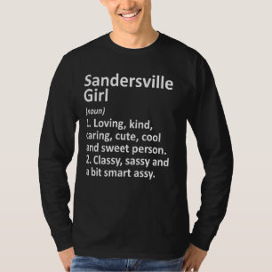 Camiseta Sandersville Girl Ga Georgia Funny City Home Roots
