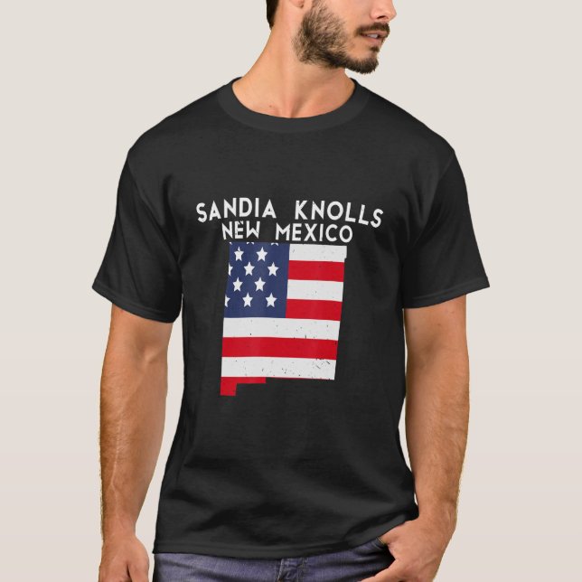 Camiseta SANDIA KNOLLS EUA Estado América Viagem Novo Méxic (Frente)