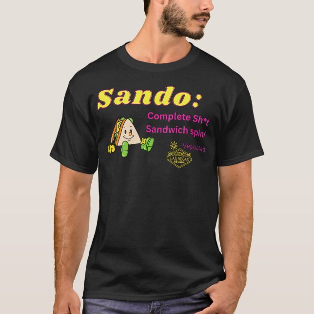 Camiseta Sando Vegas Matt (Frente)