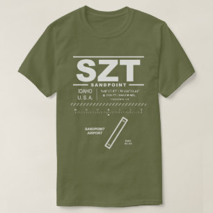 Camiseta Sandpoint Airport SZT T T-Shirt