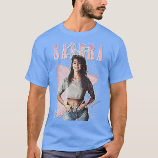 Camiseta Sandra Cretu 80s Retro Fan Art Design 1