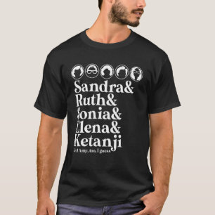 Camiseta Sandra Ruth Sonia Elena Kentanji E Amy Também Eu