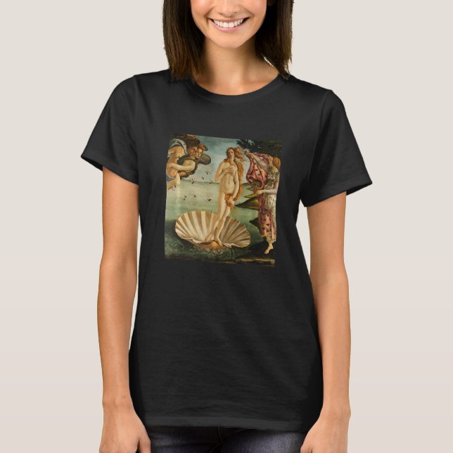 Camiseta Sandro Botticelli é O Nascimento da Pintura de Vên (Frente)