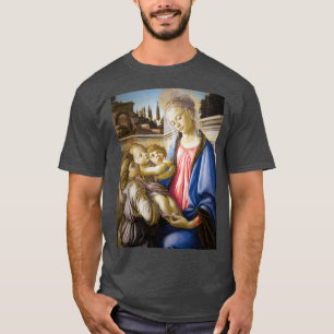 Camiseta Sandro Botticelli Virgem e Criança com Dois Ângulo