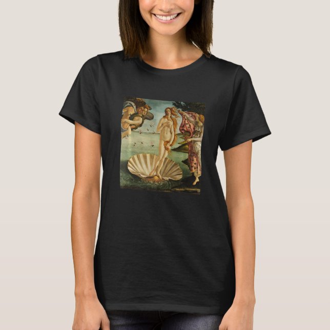 Camiseta Sandro Botticelli's The Birth of Venus Painting (Frente)