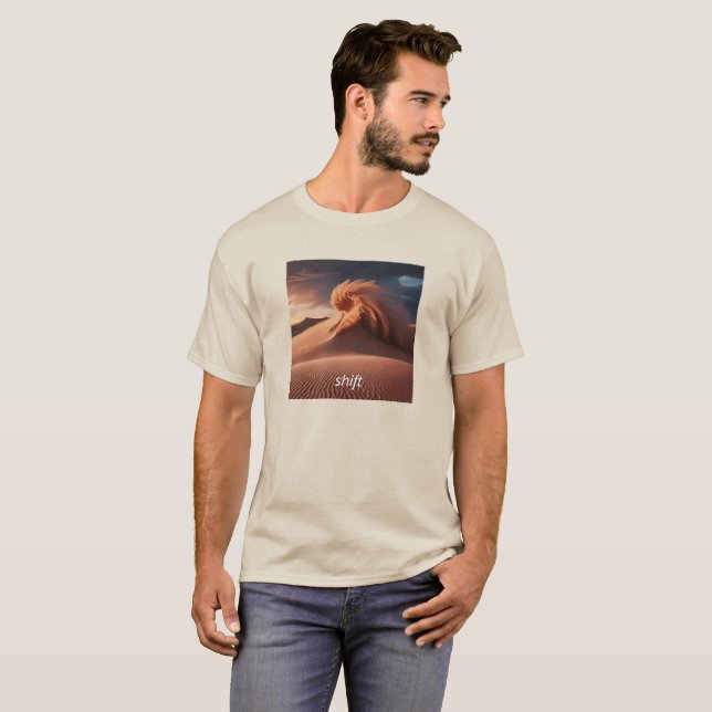 Camiseta Sandstorm do Deserto Personalizado / Tempestade de (Frente Completa)