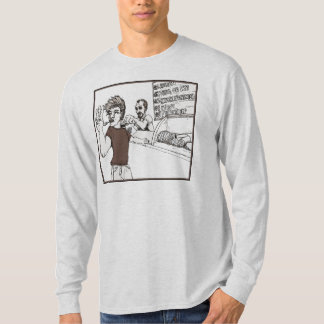 Camiseta sanduíche da junta