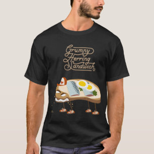 Camiseta Sanduíche de Arenque Mal-humorado